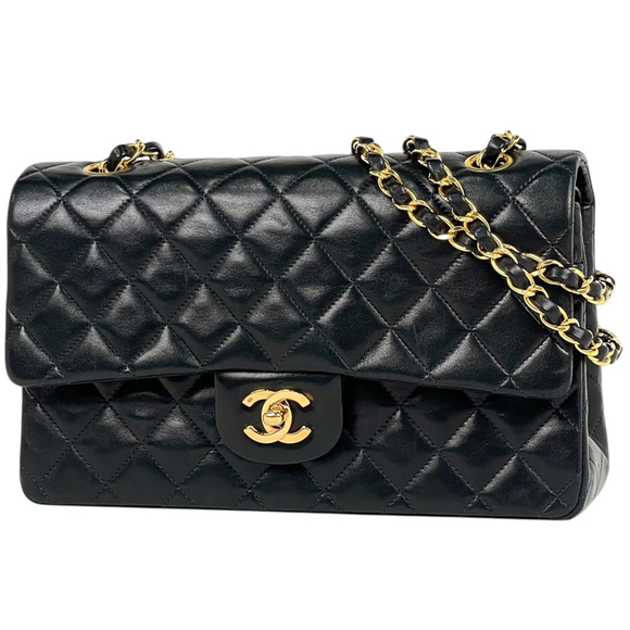 CHANEL Handbags - Chanel Matelassé Double Flap Chain Shoulder Bag, Coco Mark, Leather, A01112, ...